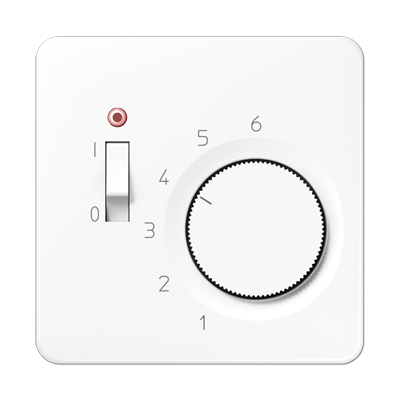 JUNG CDTR231PLWW, centre plate for room thermostat insert, 4011377828407