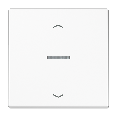 JUNG LS101KO5PWW, Rocker for push-button 1-gang, lens, arr, 4011377181809