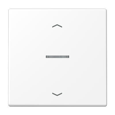 JUNG LS101KO5PWWM, Rocker for push-button 1-gang, lens, arr, 4011377204478