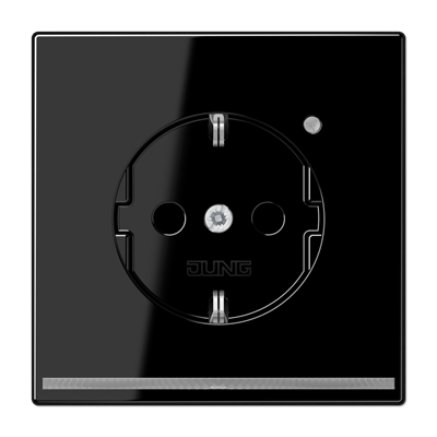 JUNG LS1520-OSWLNW, Schuko socket with LED pilot light, 4011377154827