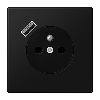 JUNG LS1520F-18ASWM, Socket, French/Belgian system, 4011377187641