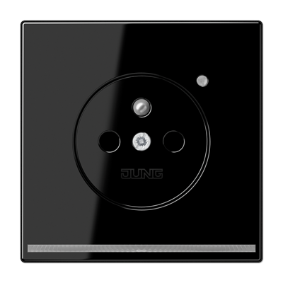 JUNG LS1520F-OSWLNW, Socket Fren/Belg syst. LED pilot light, 4011377176522