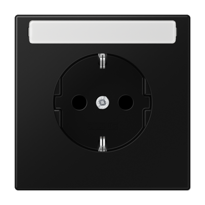 JUNG LS1520NASWM, SCHUKO socket with inscription field, 4011377186378