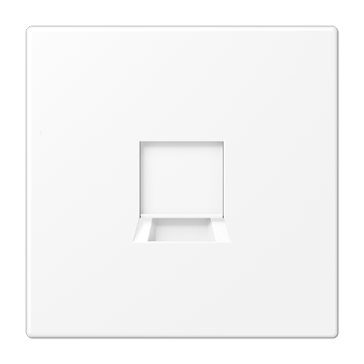 JUNG LS1969-15WEWWM, centre plate for MJ f. 1 socket, 4011377192133