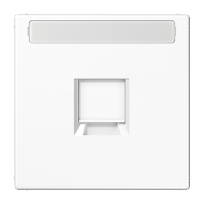 JUNG LS1969-1NAWEWW, centre plate for MJ f. 1 socket, 4011377177864