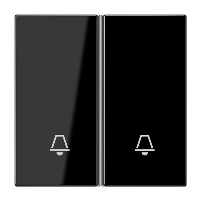 JUNG LS402TSAKSW, cover 2-gang, 4011377087729