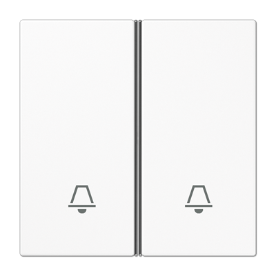 JUNG LS402TSAKWW, cover 2-gang, 4011377087705