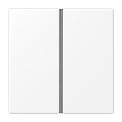 JUNG LS402TSAWWM, Cover kit 2-gang, complete, 4011377186569