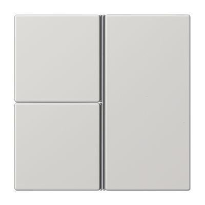 JUNG LS403TSALG, Cover kit 3-gang, complete, 4011377044197