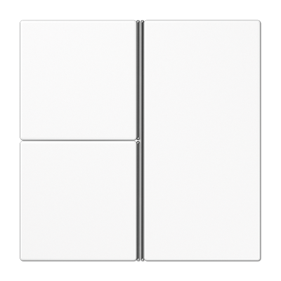 JUNG LS403TSAWW, Cover kit 3-gang, complete, 4011377044180