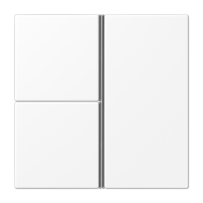 JUNG LS403TSAWWM, Cover kit 3-gang, complete, 4011377186583