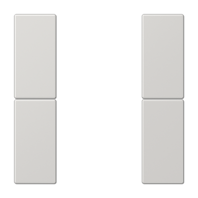 JUNG LS502TSALG, cover kit 2 gang, complete, 4011377109964