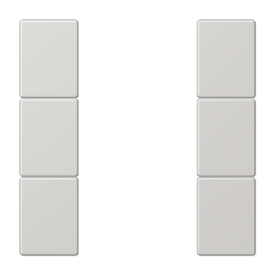 JUNG LS503TSALG, cover kit 3 gang, complete, 4011377110380