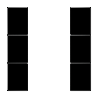 JUNG LS503TSASW, cover kit 3 gang, complete, 4011377110397