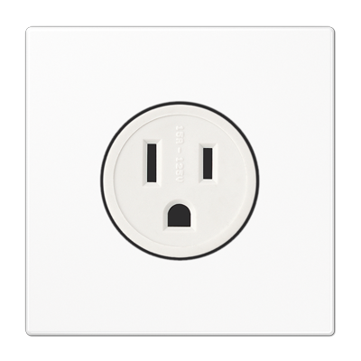 JUNG LS521-15WW, Us-Nema Socket 15A, 4011377125421