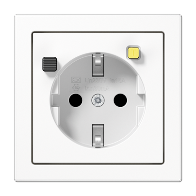 JUNG LS5520.30WW, FI socket (RCD 30 mA), 4011377164444