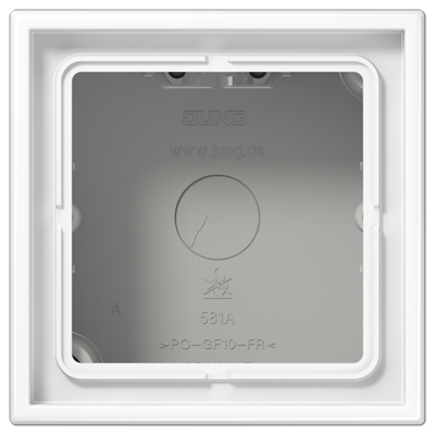 JUNG LS581AWW, 1-gang surf.cap, 4011377048645