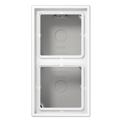 JUNG LS582AWW, 2-gang surf.cap, 4011377048713