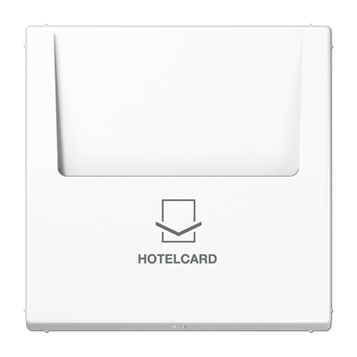 JUNG LS590CARDWW-M1, key card holder with centre plate, 4011377182417