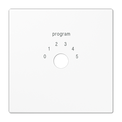 JUNG LS594-9WW, centre plate for Dynacord, 4011377054202