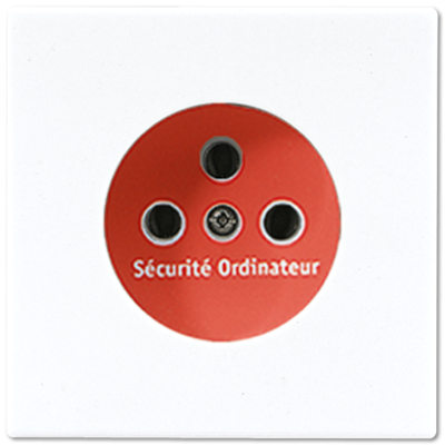 JUNG LS921FKIWWPL-5, centre plate for socket, 4011377980907