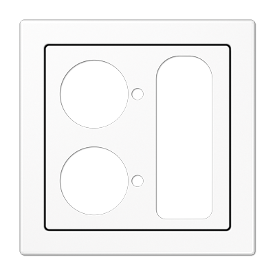 JUNG LS927.252WW, centre plate, 4011377127180