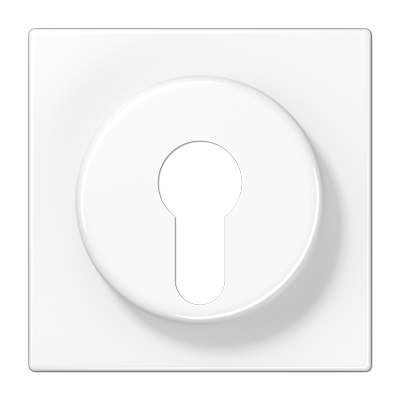 JUNG LS928WW, centre plate f. key switch, 4011377097001