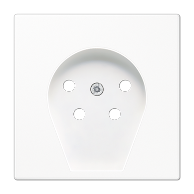 JUNG LS961TFWW, centre plate for PTT-socket, 4011377105409