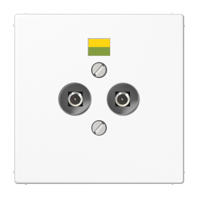 JUNG LS965-2NWW, potential equalisation socket, 4011377614000
