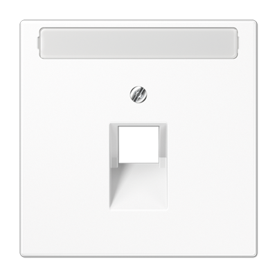 JUNG LS969-1NAUAWW, centre pl.f mod. jack sockets, 4011377898905