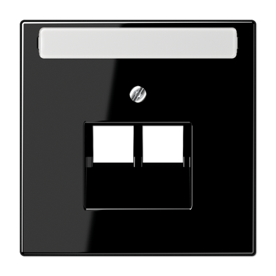 JUNG LS969-2NAUASW, centre pl.f mod. jack sockets, 4011377922709