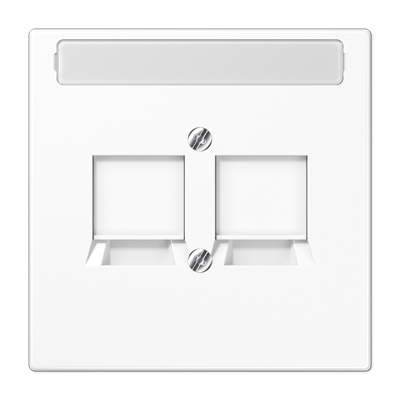 JUNG LS969-2NLEXWW, centre plate, 4011377027466