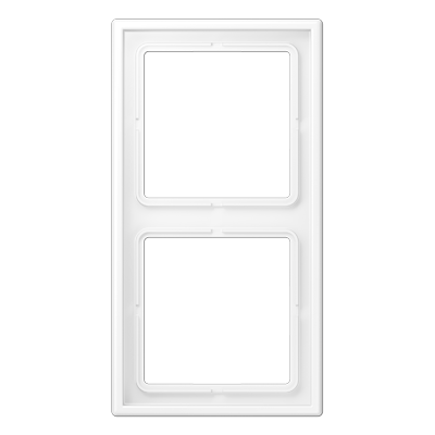 JUNG LS982WWM, 2-gang frame, 4011377186798