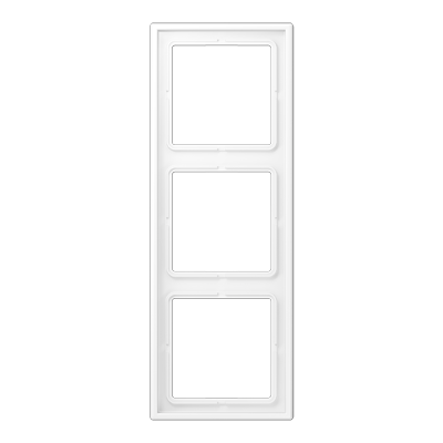 JUNG LS983WWM, 3-gang frame, 4011377186828