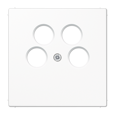 JUNG LS990-4SAT2WW, cover plate for SAT-TV socket Ankaro, 4011377885103