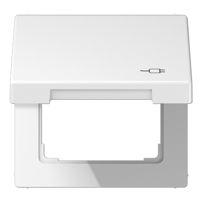 JUNG LS990BFKLSOCWW, Hinged lid for socket, 4011377164277