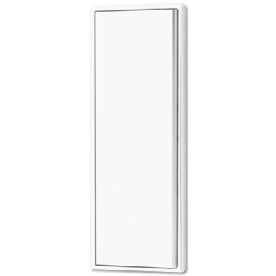 JUNG LS990DOR19WW-L, rocker with frame + push ins., 4011377053229