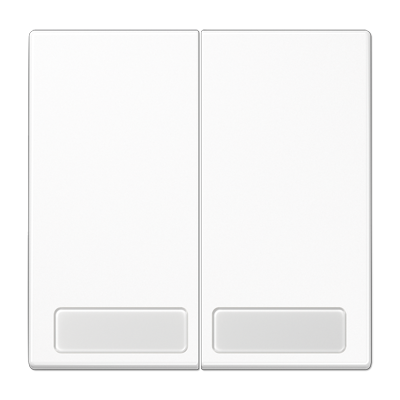 JUNG LS995NAWW, 2-gang rocker with inscription field, 4011377167957