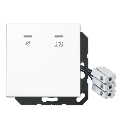 JUNG LSCUKO5M230WW, Hotel centre plate 230 V, corridor unit, 4011377162334