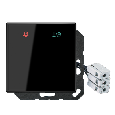 JUNG LSCUKO6M24SW, Hotel centre plate glass 24 V, cor. unit, 4011377166288