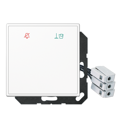 JUNG LSCUKO6M24WW, Hotel centre plate glass 24 V, cor. unit, 4011377166271