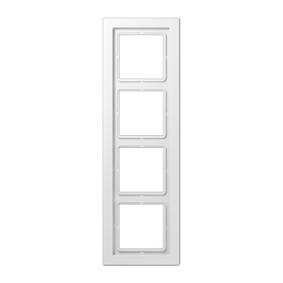 JUNG LSD984WW, 4-gang frame, 4011377045149