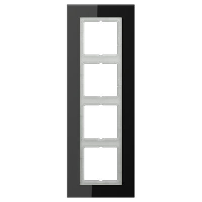 JUNG LSP984GLSW, 4-gang frame, 4011377069596