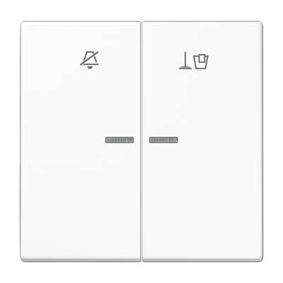 JUNG LSRUKO5MWW, Hotel 2-gang rocker, room unit, 4011377163263