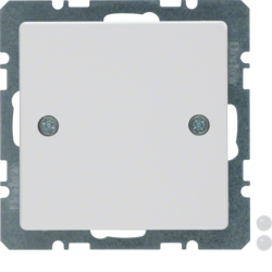 Berker 10096079, Blind Plug Centre Plate - Screw-on White, 4011334312130
