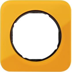 Berker 10112334, R.1 Rahmen Acrylic  Orange translucent/b, 4011334400028