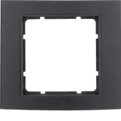 Berker 10113005, B.3 Frame 1g Alum Black/Anthracite Matt, 4011334371540