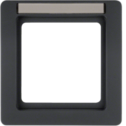 Berker 10116016, Frame, Label, Anthracite, 1-Gang, 4011334379058