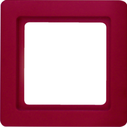 Berker 10116062, Frame, Red Velvety, 1-Gang, 4011334312352