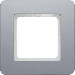 Berker 10116074, Frame 1gang, Q.7 aluminium  blasted, 4011334450139